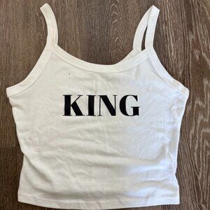 Custom white tank